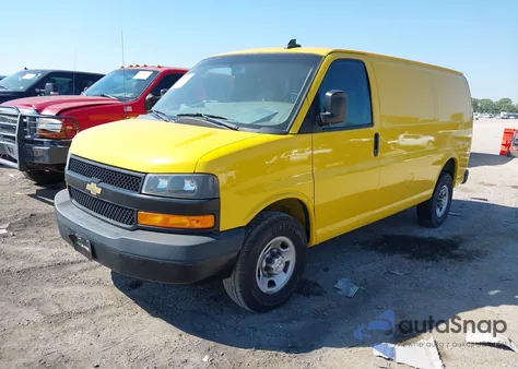 2021 Chevrolet Express Cargo Rwd 2500 Regular Wheelbase Wt из США, поврежденный, VIN 1GCWGAFP0M1246191